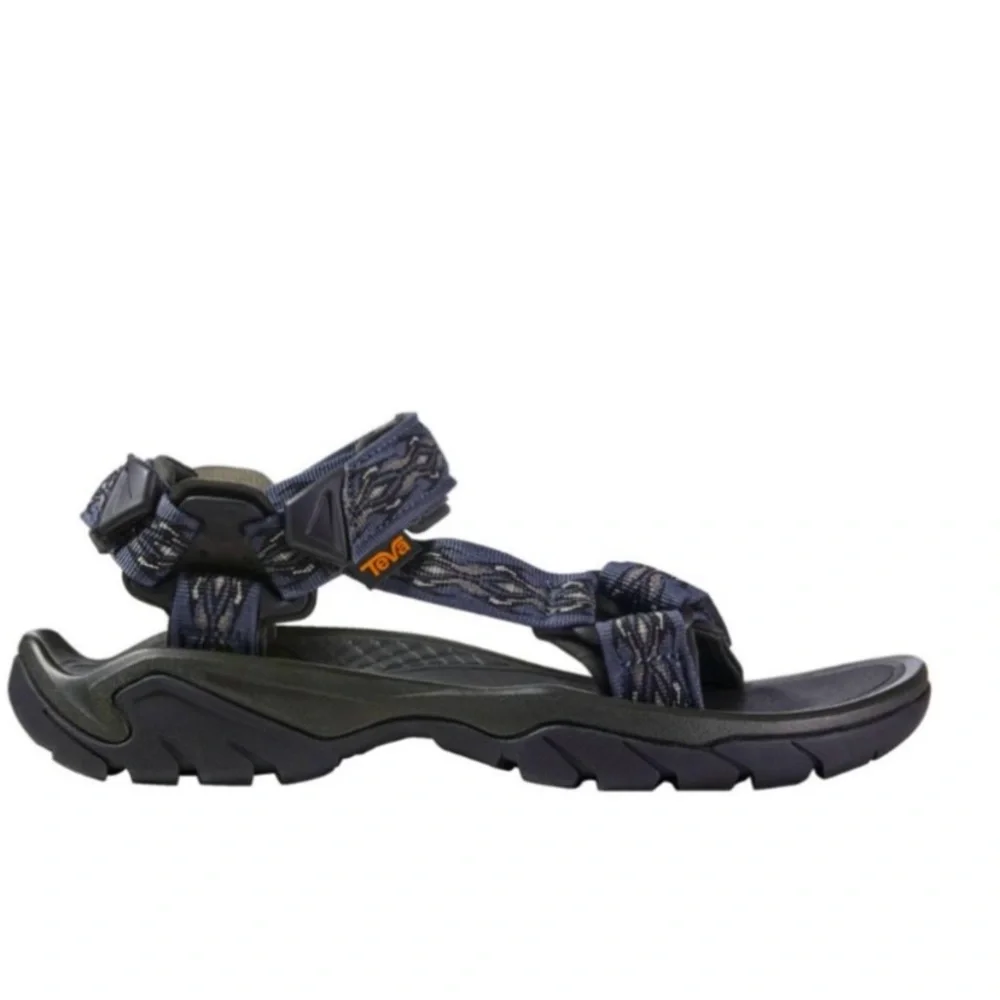 Teva Mens blue gray Blue Strappy Sandals